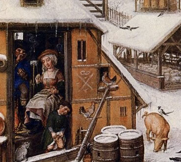 Flämische Miniaturen - Das Schwein In Der Kunst