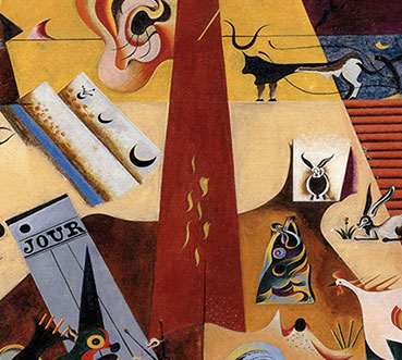 Gepflügtes Land, Joan Mirò - Das Schwein In Der Kunst