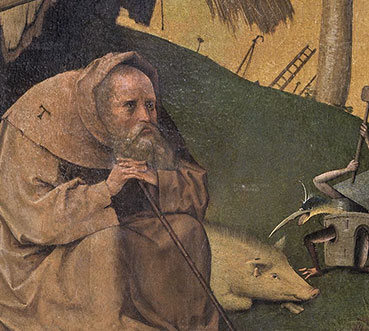 Die Versuchungen des Heiligen Antonius Bosch Student